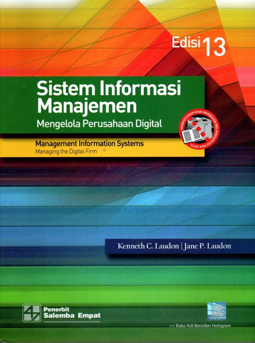 Sistem Informasi Manajemen: Mengelolah Perpustakaan Digital (Edisi13)