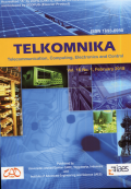 Jurnal TELKOMNIKA (Telecomunication, Computing, Electronics and Control (TCEC) Vol. 16 No. 1 February 2018