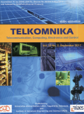 Jurnal TELKOMNIKA (Telecomunication, Computing, Electronics and Control (TCEC) Vol. 15 No. 3 June 2017