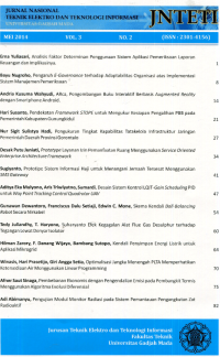 Jurnal Nasional Teknik Elektro dan Teknologi Informasi (Vol. 3 No. 2 Mei 2014)