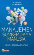 Manajemen Sumberdaya Manusia Untuk Mahasiswa & Umum