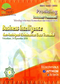 Prosiding: SNTIKI6 (Seminar Nasional Teknologi Informasi Komunikasi dan Industri ke 6) Business Intelligence dan Antisipasi Kriminalitas Data Transaksi, Pekanbaru 24 September 2014