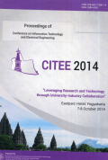 Prosiding: Conference on Information Technology and Electrical Engineering (CITEE 2014) 7 - 8 October 2014 - Eastparc Hotel, Yogyakarta