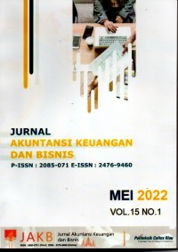 Jurnal Akutansi Keuangan Dan Bisnis ( Vol. 15 No. 1 Mei 2022 )