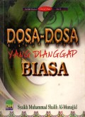 Dosa-Dosa Yang Dianggap Biasa