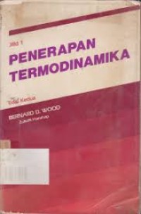 Penerapan Termodinamika Jilid 1
