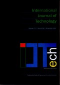 Jurnal IjTech: International Journal of Technology (Vol. 13 Issue. 6 (SE) November 2022)