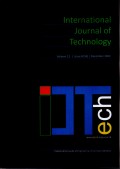 Jurnal IjTech: International Journal of Technology (Vol. 13 Issue. 8 (SE) December 2022)