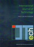 Jurnal IJTech: International Journal of Technology (Vol. 9 Issue. 7 (SE) December  2018)
