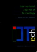 Jurnal IjTech: International Journal of Technology (Vol. 11 Issue. 5 (SE) November 2020)