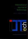 Jurnal IjTech: International Journal of Technology (Vol. 11 Issue. 8 (SE) December 2020)