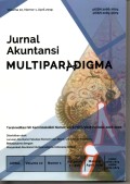 Jurnal Akuntansi Multiparadigma Volume.10 Nomor.1 April 2019