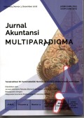 Jurnal Akuntansi Multiparadigma Volume.9 Nomor.3 Desember 2018