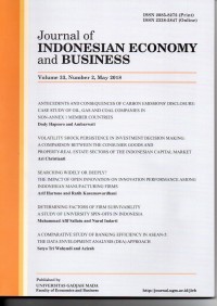 Journal of Indonesian Economy and Business Volume 33, Number 2, May 2018