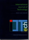 Jurnal IjTech: International Journal of Technology (Vol. 13 Issue. 1 January 2022)