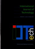 Jurnal IJTech: International Journal of Technology (Vol. 10 Issue. 5 October 2019)