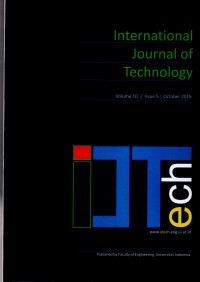 Jurnal IJTech: International Journal of Technology (Vol. 10 Issue. 5 October 2019)