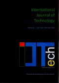 Jurnal IjTech: International Journal of Technology (Vol. 10 Issue. 7 (SE) November 2019)