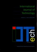 Jurnal IjTech: International Journal of Technology (Vol.11 Issue. 1 January 2020)