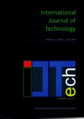 Jurnal IjTech: International Journal of Technology (Vol. 3 Issue. 2 July 2012)