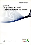 Jurnal JETS: Journal of Engineering and Technological Sciences Vol. 46, No.4, December 2014