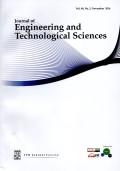Jurnal JETS: Journal of Engineering and Technological Sciences Vol. 48, No. 5, November 2016