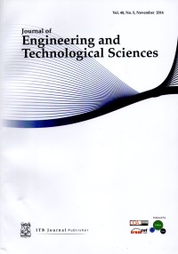 Jurnal JETS: Journal of Engineering and Technological Sciences Vol. 48, No. 5, November 2016