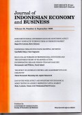 Journal of Indonesian Economy and Business Volume 35, Number 3, September 2020