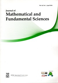 Journal of Mathematical and Fundamental Sciences Vol. 46, No.1, April 2014