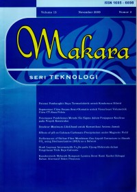 Jurnal Makara Seri Teknologi Vol.13, No.2, November 2009