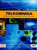 Jurnal TELKOMNIKA (Telecomunication, Computing, Electronics And Control (TCEC) Vol. 11 No. 4 December 2013)