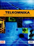 Jurnal TELKOMNIKA (Telecomunication, Computing, Electronics And Control (TCEC) Vol. 11 No. 4 December 2013)