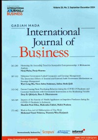 International Journal of Business Volume 26, No. 3, Sep - Dec 2024