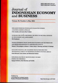 Journal of Indonesian Economy and Business Volume 39, Number 2, May 2024