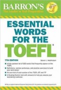 Barrons Essential Words For The TOEFL