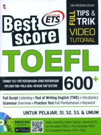 Best Score Toefl 600+ cd