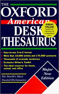 Image of The Oxford American Desk Thesaurus