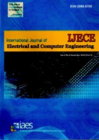 Jurnal IJECE: International Journal of Electrical and Computer Engineering (Vol. 8 No. 6 December 2018 (Part II))