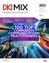 Majalah MIX Marketing & Communication: 100 TOP Corporate Communication Practitioners Indonesia 2019