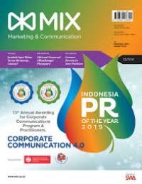 Majalah MIX Marketing & Communication: Indonesia PR of The Year 2019